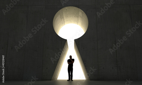 Illustration: key gate key gate