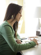 woman writing