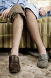two mens legs