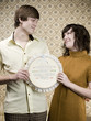 retro young couple