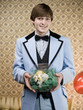 man in retro clothing