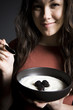 Woman eating