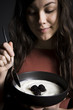 Woman eating