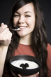 Woman eating