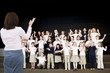 children in a choir