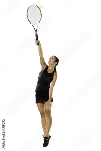 Photo: female tennis player female tennis player
