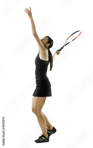 Photo: female tennis player female tennis player