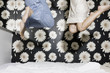 couple jumping on the bed