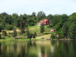 Schwedisches Sommerhaus am See