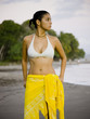 woman on the beach