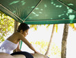 massage on the beach