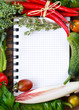 Vegetable notebook.