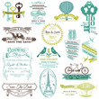Wedding Vintage Invitation Collection - for design, scrapbook -
