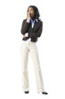 yawning businesswoman