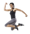 woman working out