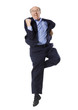 man celebrating