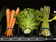 fruit and vegetables in a vending machine