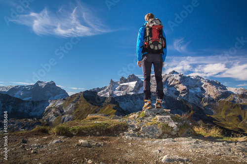 Photo: Wandern in den Alpen Wandern in den Alpen