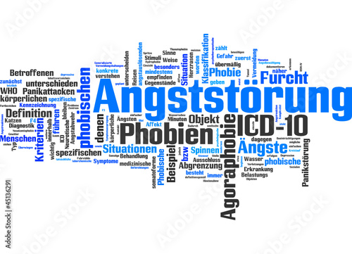 Vector: Angststörung - Angst Angststörung - Angst