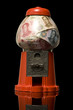 gumball machine full of money