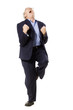 man celebrating