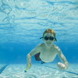 boy underwater