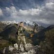 Photo: man hunting in the wilderness man hunting in the wilderness