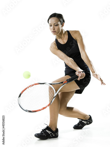 Photo: female tennis player female tennis player