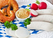 Weißwurst und Bretzel
