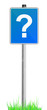 Schild Fragezeichen