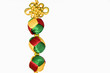 Chinese Hanging Decoration on White Background