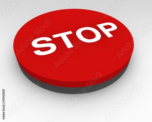 Illustration: Red Stop pushbutton Red Stop pushbutton
