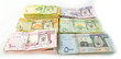 Packages paper currency of Saudi Arabia