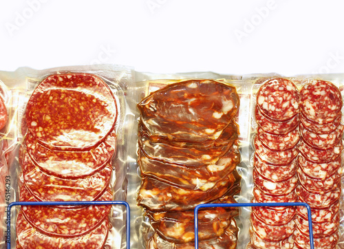 Photo: packed sausages packed sausages