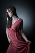Photo: Girl in red dress Girl in red dress