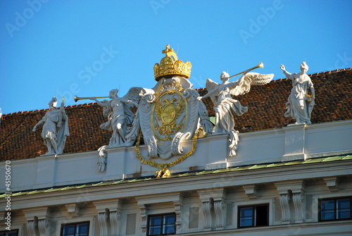 Photo: Statues on the Hofburg Palace, Vienna Statues on the Hofburg Palace, Vienna