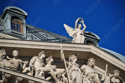 Photo: Detail of the Vienna university building, Austria Detail of the Vienna university building, Austria
