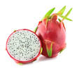 Photo: Dragon fruit isolated on white background Dragon fruit isolated on white background