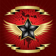 Vector: Black star Black star