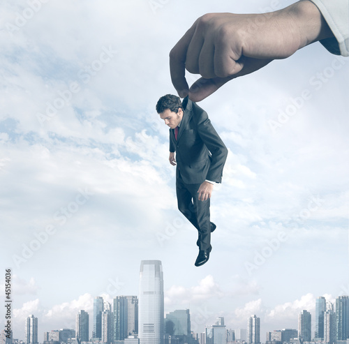 Photo: Failure of a businessman Failure of a businessman
