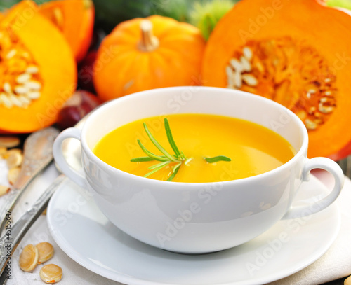 Photo: Kürbiscremesuppe Kürbiscremesuppe
