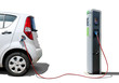 E-Car Seitenansicht isoliert