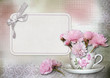 Greeting card with space for photo or text