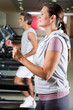 People Running On Treadmill