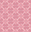 Floral seamless pattern on pink red background