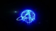 Human brain activity, animation loop