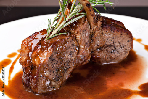 Photo: Roasted Lamb Chops Roasted Lamb Chops
