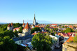 Red roofs and church of old Tallinn Red roofs and church of old Tallinn