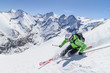 sportlich skifahren
