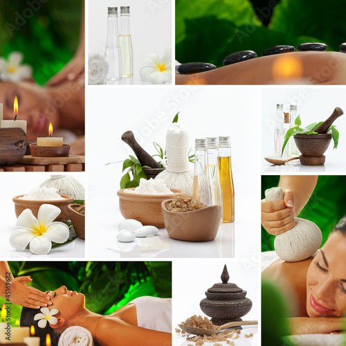 Photo: spa collage spa collage